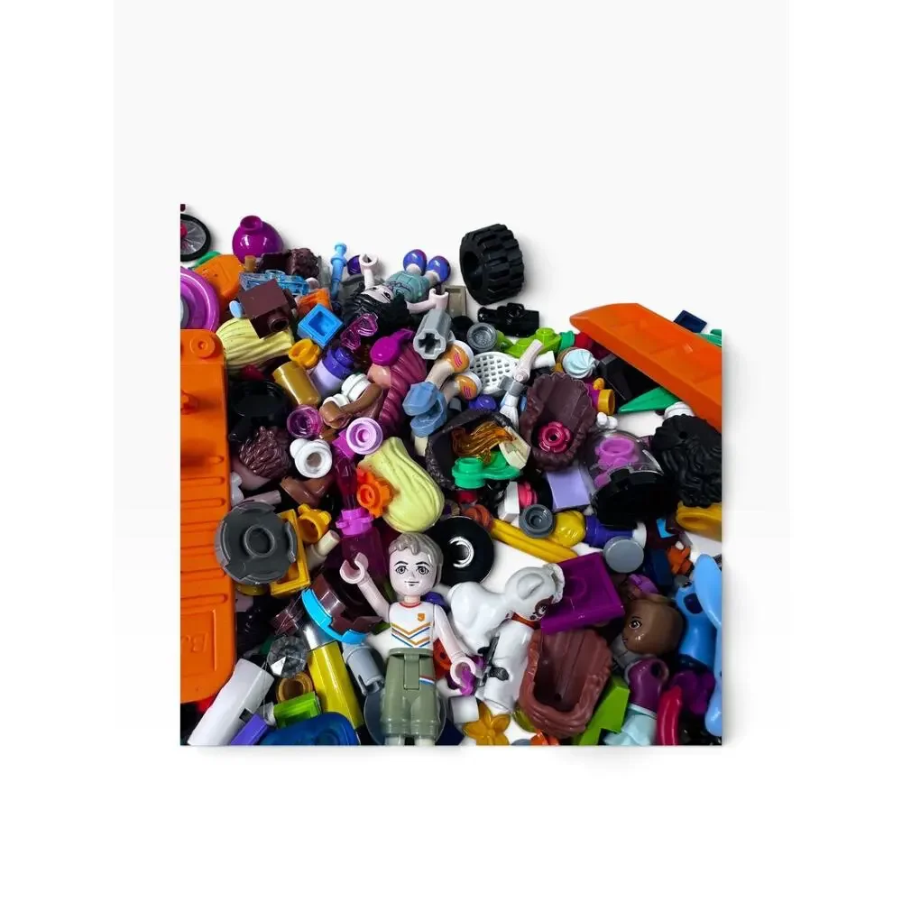 10+ Ounce Lot With Manyh Lego Friends Minifigs Whole and Parts + Many Smalls